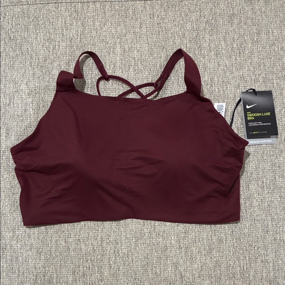 Nike Women's Deep Red Sports Bra